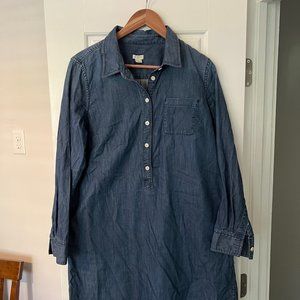 J. Crew Chambray Tunic/Dress Sz. L
